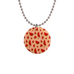 Fruit-water Melon 1  Button Necklace by nateshop