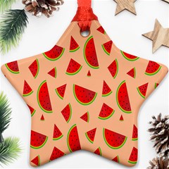 Fruit-water Melon Ornament (star) by nateshop