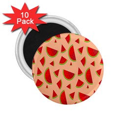 Fruit-water Melon 2 25  Magnets (10 Pack)  by nateshop