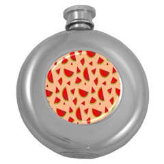 Fruit-water Melon Round Hip Flask (5 Oz) by nateshop