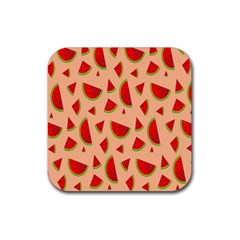 Fruit-water Melon Rubber Coaster (square) by nateshop