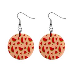 Fruit-water Melon Mini Button Earrings by nateshop