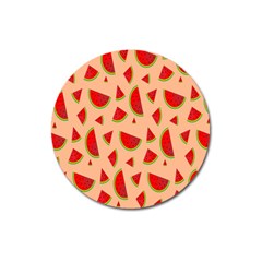 Fruit-water Melon Magnet 3  (round) by nateshop