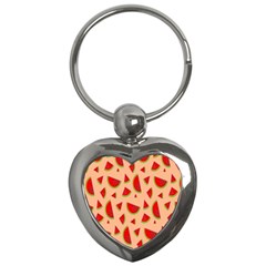 Fruit-water Melon Key Chain (heart) by nateshop