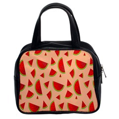 Fruit-water Melon Classic Handbag (two Sides) by nateshop