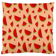 Fruit-water Melon Large Flano Cushion Case (one Side) by nateshop