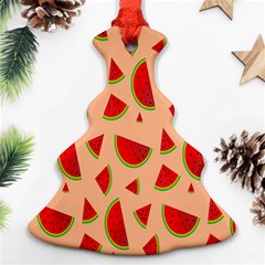 Fruit-water Melon Ornament (christmas Tree)  by nateshop