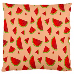 Fruit-water Melon Large Cushion Case (one Side) by nateshop