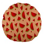 Fruit-water Melon Large 18  Premium Round Cushions Front