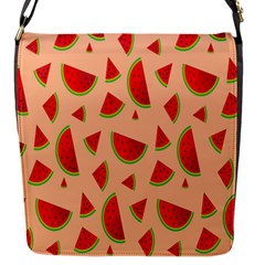 Fruit-water Melon Flap Closure Messenger Bag (s) by nateshop