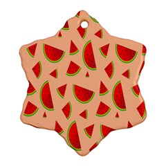 Fruit-water Melon Ornament (snowflake) by nateshop