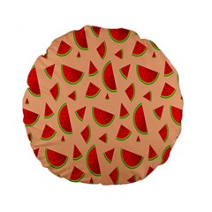 Fruit-water Melon Standard 15  Premium Flano Round Cushions