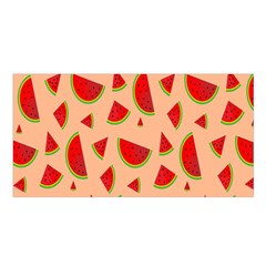 Fruit-water Melon Satin Shawl 45  X 80  by nateshop