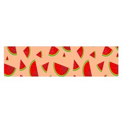 Fruit-water Melon Oblong Satin Scarf (16  X 60 ) by nateshop