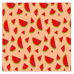 Fruit-water Melon Square Satin Scarf (36  X 36 ) by nateshop