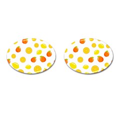 Fruits,orange Cufflinks (oval) by nateshop