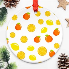 Fruits,orange Ornament (round) by nateshop