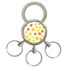 Fruits,orange 3-ring Key Chain by nateshop