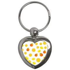 Fruits,orange Key Chain (heart) by nateshop