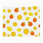 Fruits,orange Small Glasses Cloth Front