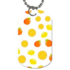 Fruits,orange Dog Tag (two Sides) by nateshop