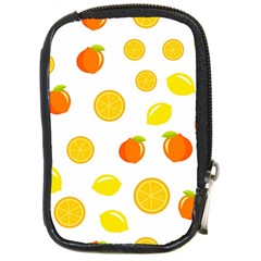 Fruits,orange Compact Camera Leather Case by nateshop