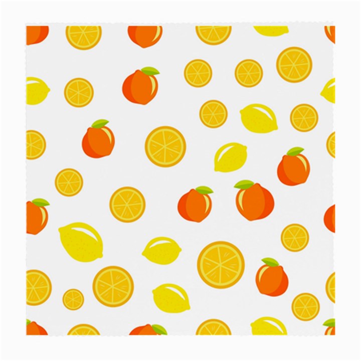 Fruits,orange Medium Glasses Cloth