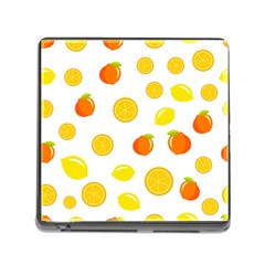 Fruits,orange Memory Card Reader (square 5 Slot) by nateshop