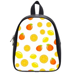 Fruits,orange School Bag (small) by nateshop