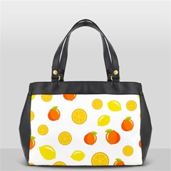 Fruits,orange Oversize Office Handbag (2 Sides) by nateshop