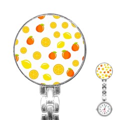 Fruits,orange Stainless Steel Nurses Watch by nateshop