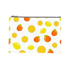 Fruits,orange Cosmetic Bag (large) by nateshop