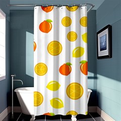 Fruits,orange Shower Curtain 36  X 72  (stall)  by nateshop