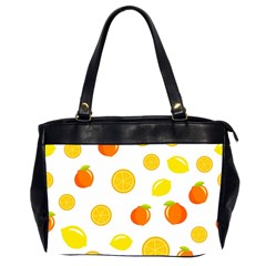 Fruits,orange Oversize Office Handbag (2 Sides) by nateshop