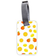 Fruits,orange Luggage Tag (one Side) by nateshop