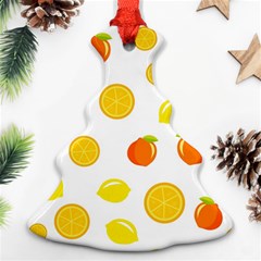 Fruits,orange Christmas Tree Ornament (two Sides) by nateshop