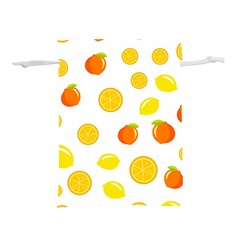 Fruits,orange Lightweight Drawstring Pouch (l) by nateshop