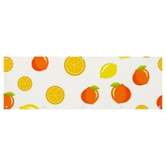 Fruits,orange Banner And Sign 12  X 4 