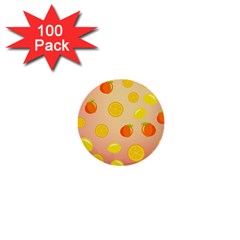 Fruits-gradient,orange 1  Mini Buttons (100 Pack)  by nateshop