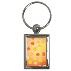 Fruits-gradient,orange Key Chain (rectangle) by nateshop