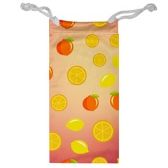 Fruits-gradient,orange Jewelry Bag by nateshop