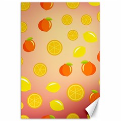 Fruits-gradient,orange Canvas 20  X 30  by nateshop