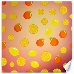 Fruits-gradient,orange Canvas 16  X 16  by nateshop