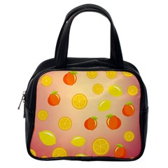 Fruits-gradient,orange Classic Handbag (one Side) by nateshop