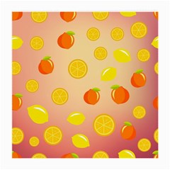 Fruits-gradient,orange Medium Glasses Cloth (2 Sides) by nateshop