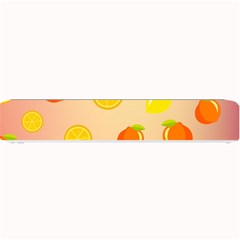 Fruits-gradient,orange Small Bar Mats by nateshop