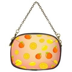 Fruits-gradient,orange Chain Purse (one Side) by nateshop