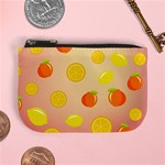 Fruits-gradient,orange Mini Coin Purse Front