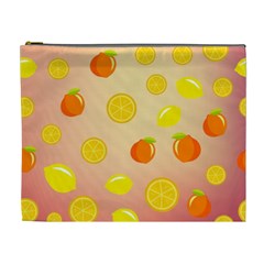 Fruits-gradient,orange Cosmetic Bag (xl) by nateshop