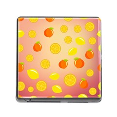 Fruits-gradient,orange Memory Card Reader (square 5 Slot) by nateshop